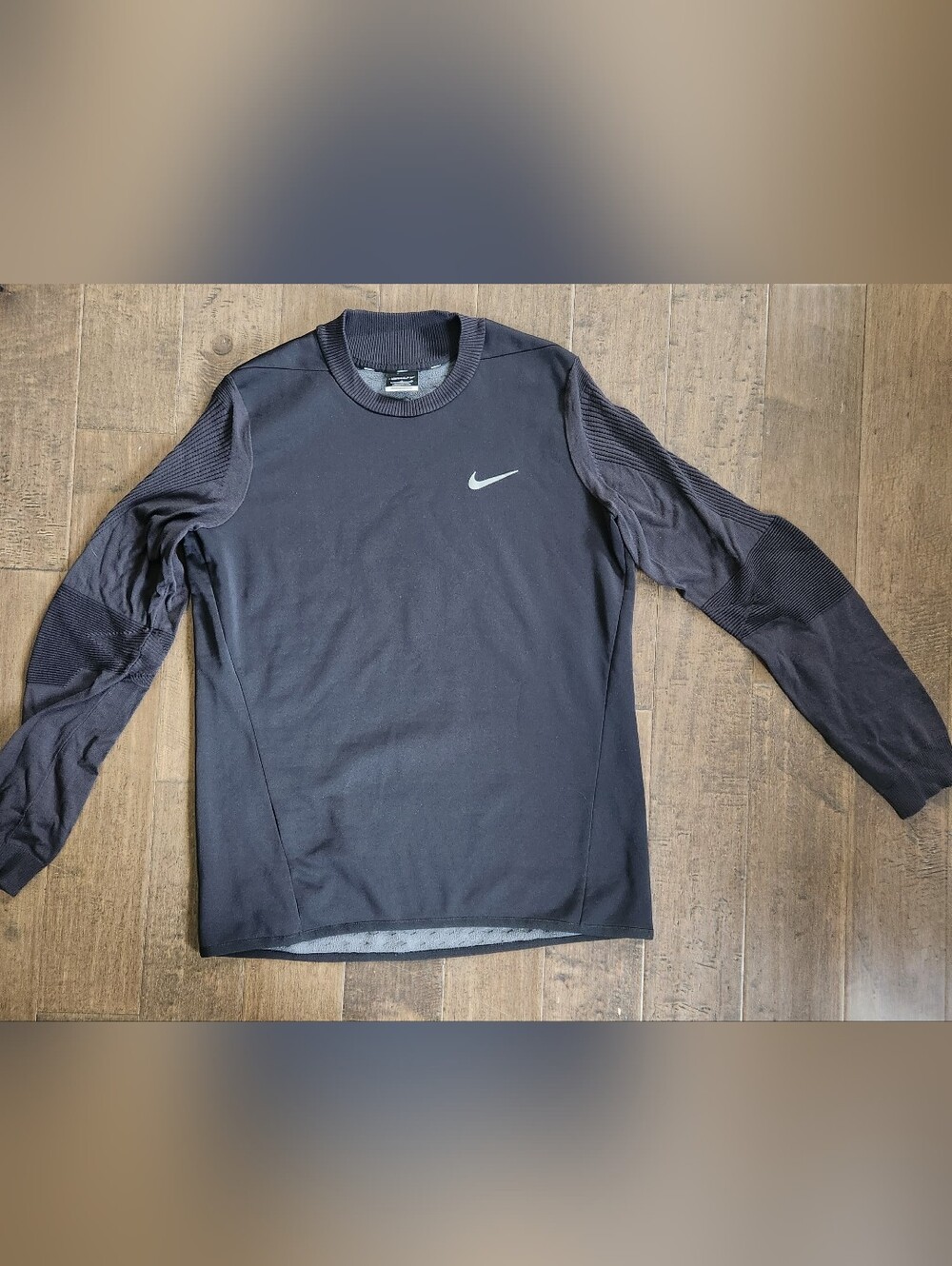 Nike Golf Fleece Line Sweater With Knit Sleeves Size Large Normcore